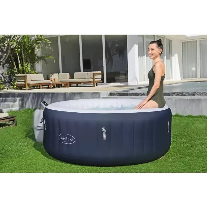 СПА-бассейн 180х66см "Miami EnergySense AirJet 4 Dark Blue" 669л, круглый, аэромассаж