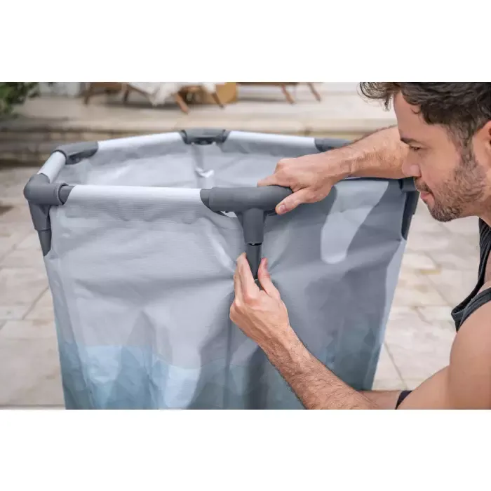 Ледяная купель "Glacial dip Ice bath pod" 90х80см, 253л, фильтр-насос 1249л/ч, тент