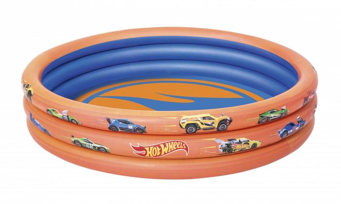 Бассейн надувной "Hot Wheels" 122х25см, от 2 лет
