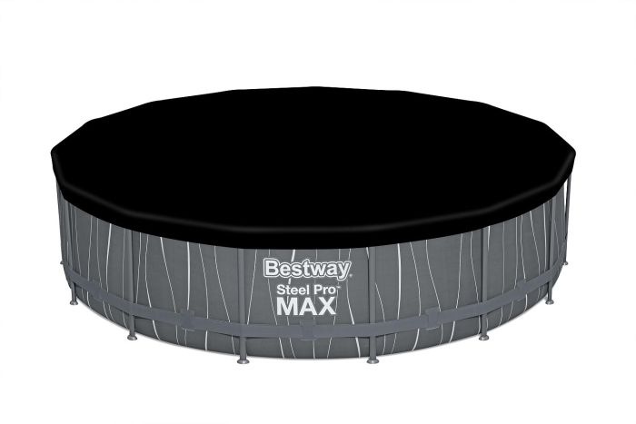 Каркасный бассейн Steel Pro Max 457x107 см, 14970 л, фил.-нас. 3028 л\ч, лестн, тент, подсветка