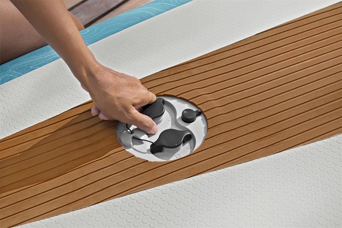 SUP-доска "Aqua Drifter " 335x84x15см , весло, рюкзак, лиш, 3 плавника, ремнабор, водонепроницаемый