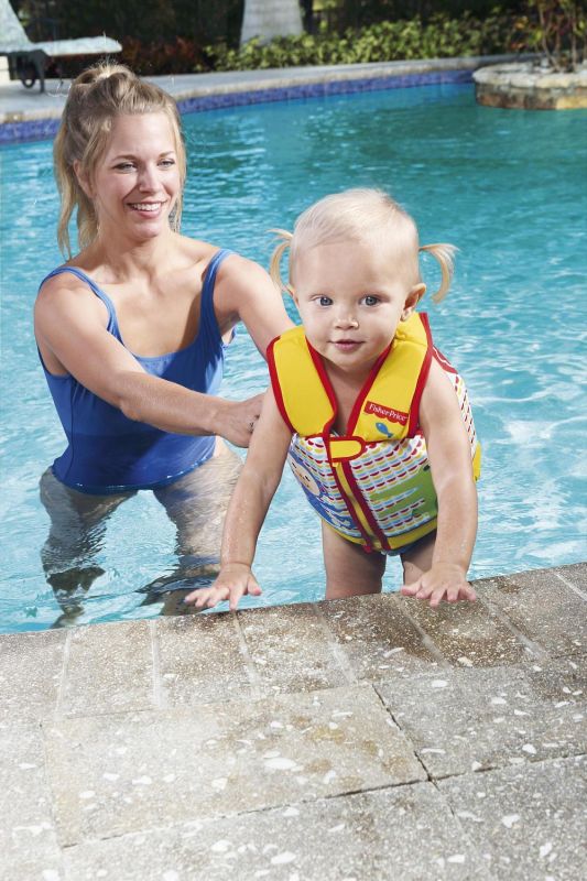 Жилет для плавания "Fisher Price" с пенопл. встав., 11-18кг, 1-3 лет