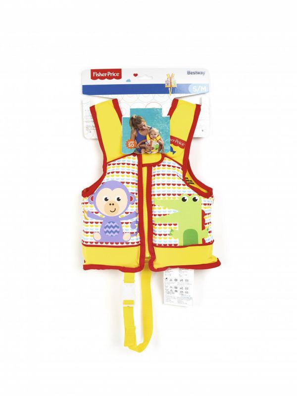 Жилет для плавания "Fisher Price" с пенопл. встав., 11-18кг, 1-3 лет