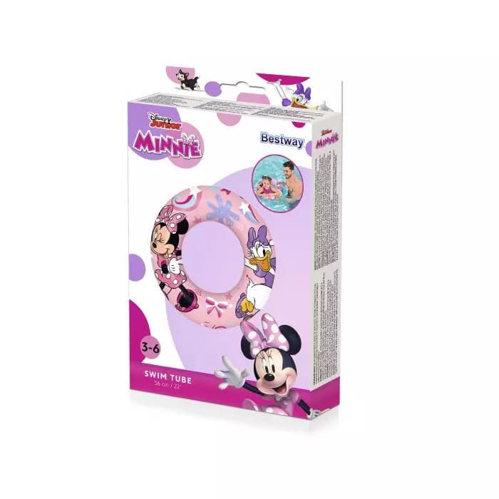 Надувной круг 56см "Minnie Mouse" 3-6 лет