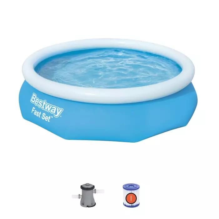 Бассейн Fast Set 305х76см, 3800л, фил.-насос 1249л/ч, Bestway, 57270 BW
