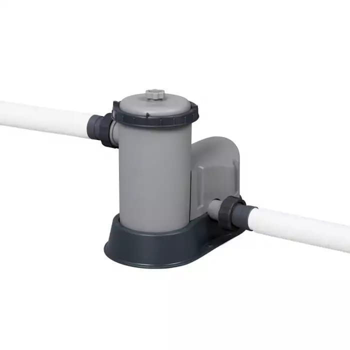 Каркасный бассейн Power Steel 549x122см "Ротанг" 23062л, фил.-нас. 5678л/ч, лестн., тент, попл.-доз., Bestway, 56977 BW