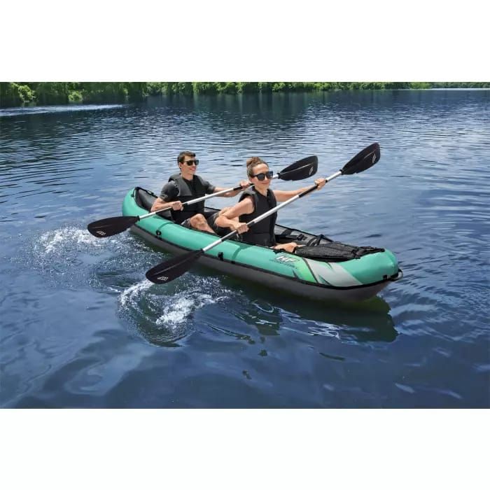 Надувной каяк "Ventura Elite X2" 330х86см, алюм.вёсла 230см, насос , до 220кг