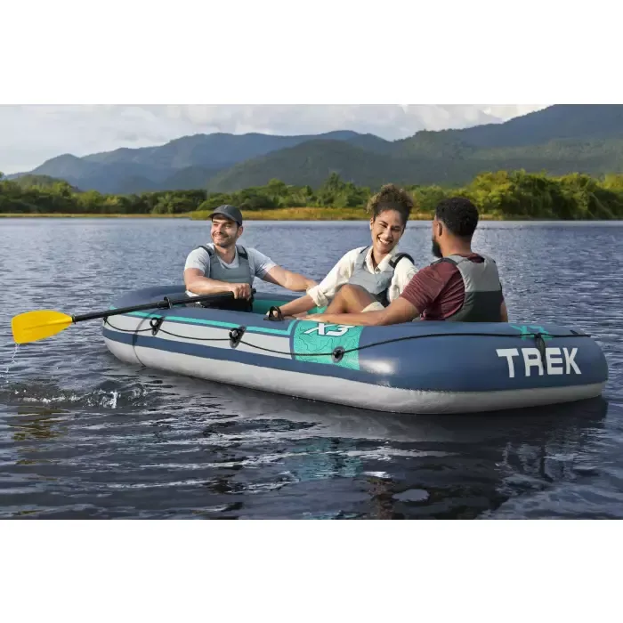 Надувная лодка "Trek X3 Raft Set" 294х137см, вёсла 62015, насос 62003, до 360кг