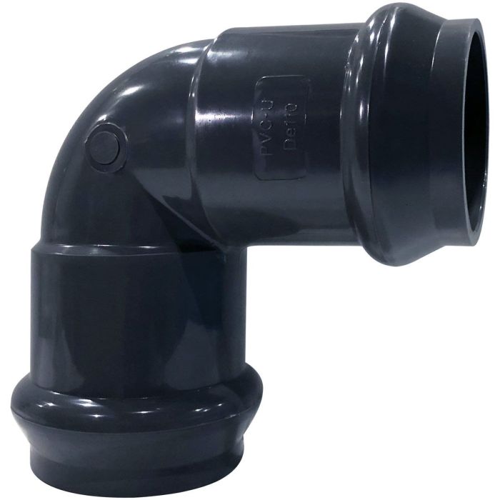 Отвод 90° двухраструбный 110mm