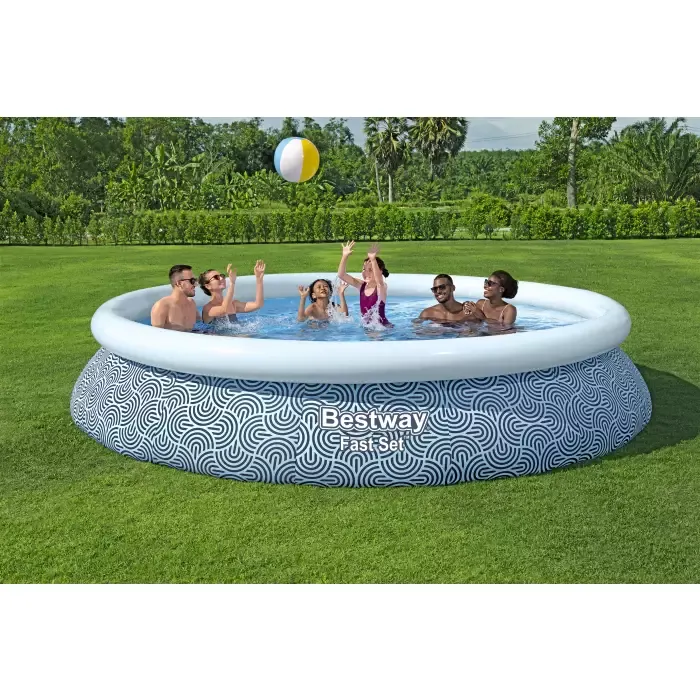Бассейн Fast Set 457х84см, 9677л, фил.-насос 2006л/ч, Bestway, 57313 BW