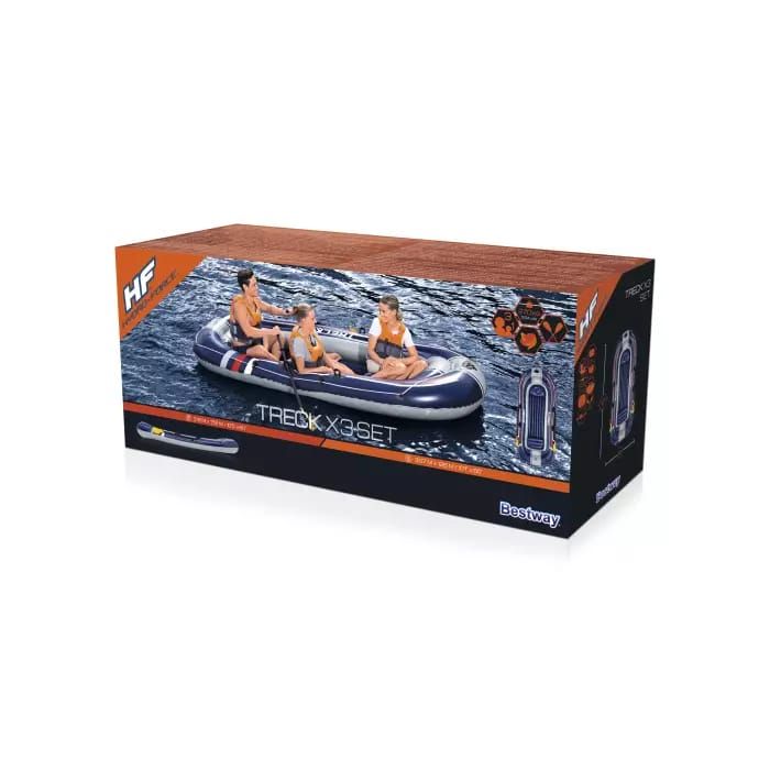 Надувная лодка "Treck X3" 307х126см, вёсла 62015, насос 62023, до 270кг