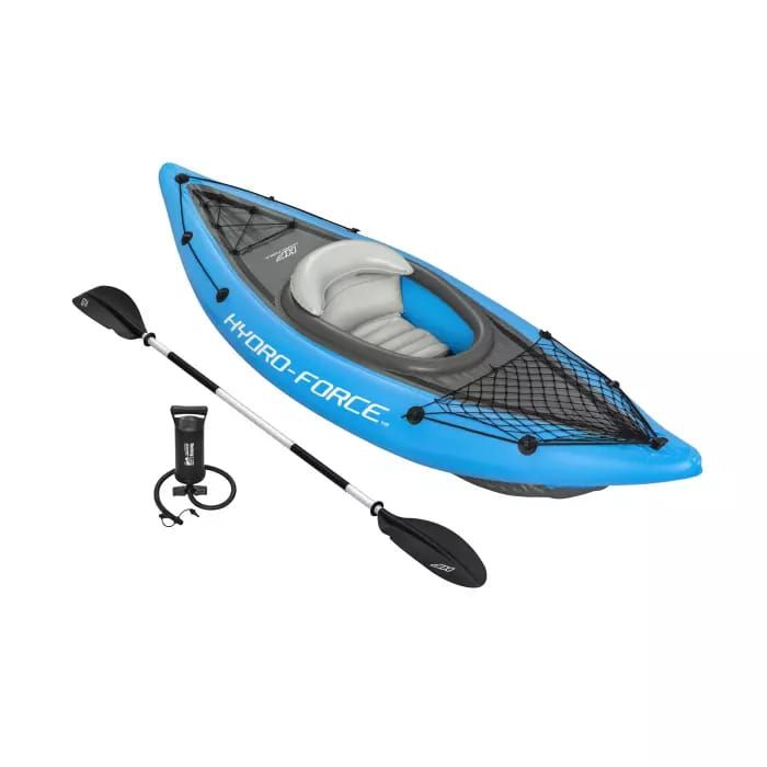 Надувной каяк "Cove Champion X1" 275x81см, алюм.весло 230см, насос, до 120кг