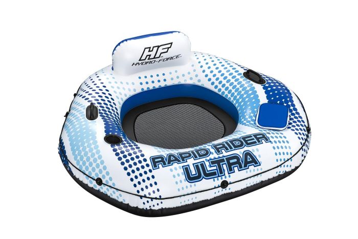 Надувной круг-кресло 165x148см "Rapid Rider Ultra" с ручками и подстакаником, холодильник, до 100кг